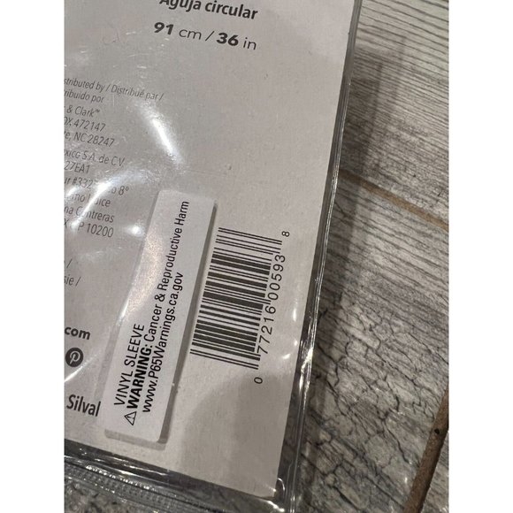 NWT Silvalume Circular‎ Knitting Needles 36" Size 13 / 9mm Susan Bates - Picture 3 of 5